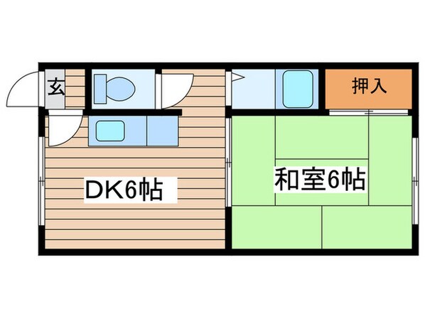 ハイデンス大洋の物件間取画像